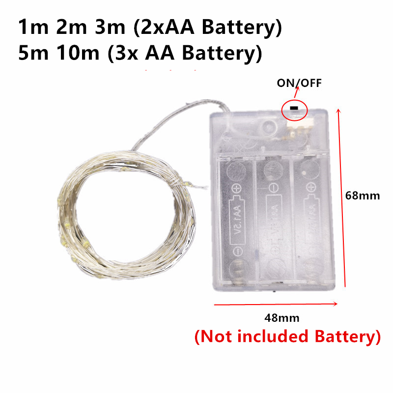 10M 5M 3M 2M 銅線LEDティンセルガーランド電池 - Copper Wire Roll のレビューと価格