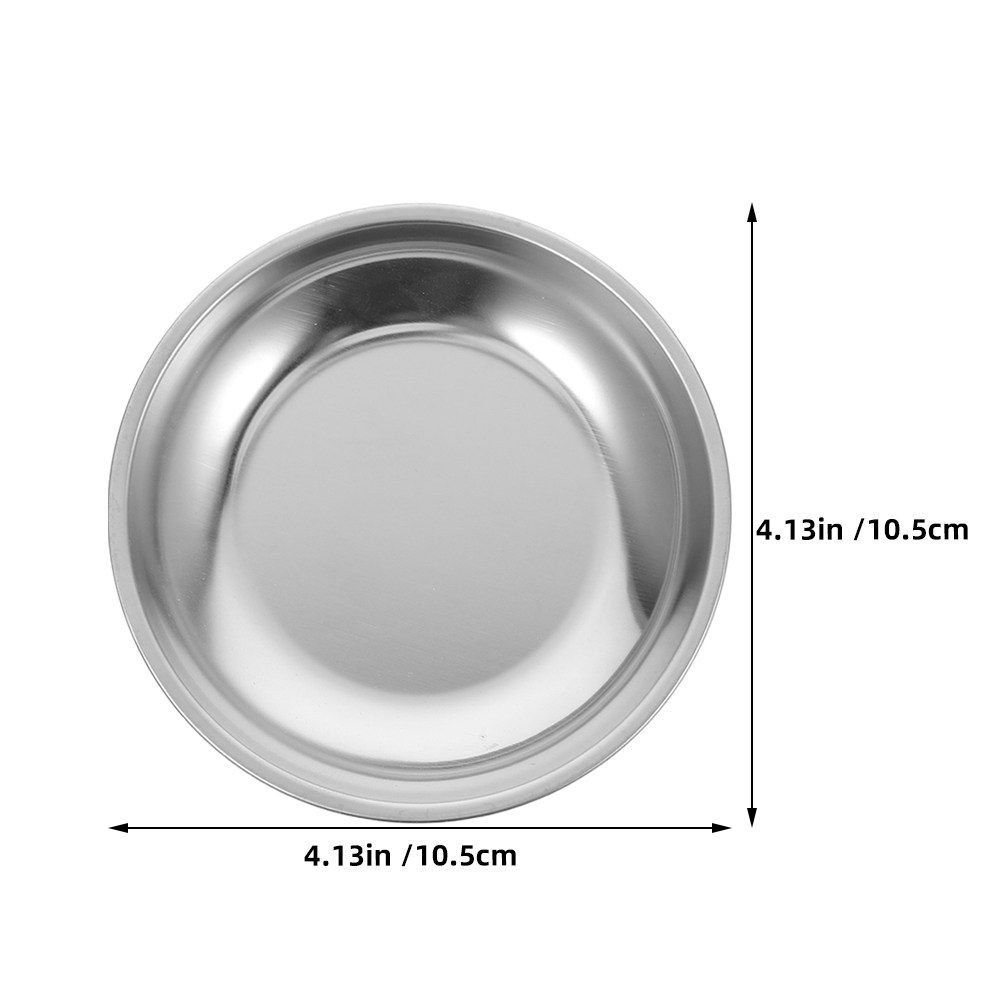 ステンレス製ティーバッグ置き皿6個セット。モダンでミニマルな - Drip Tray Saucer のレビューと価格